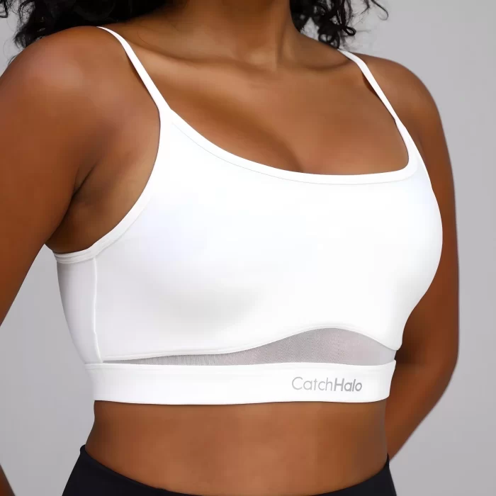 Women's Mesh Panel Sports Bra-5