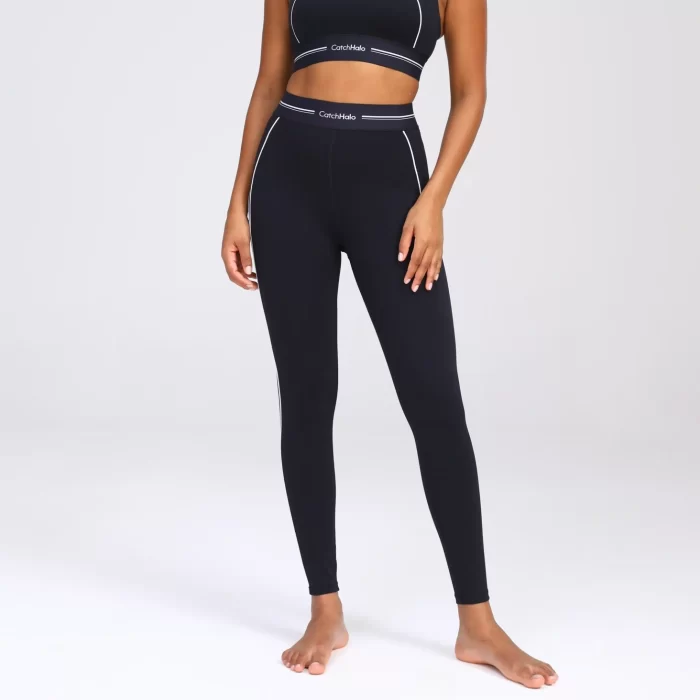 Women's Contrast Band Stylish Yoga Legging-2