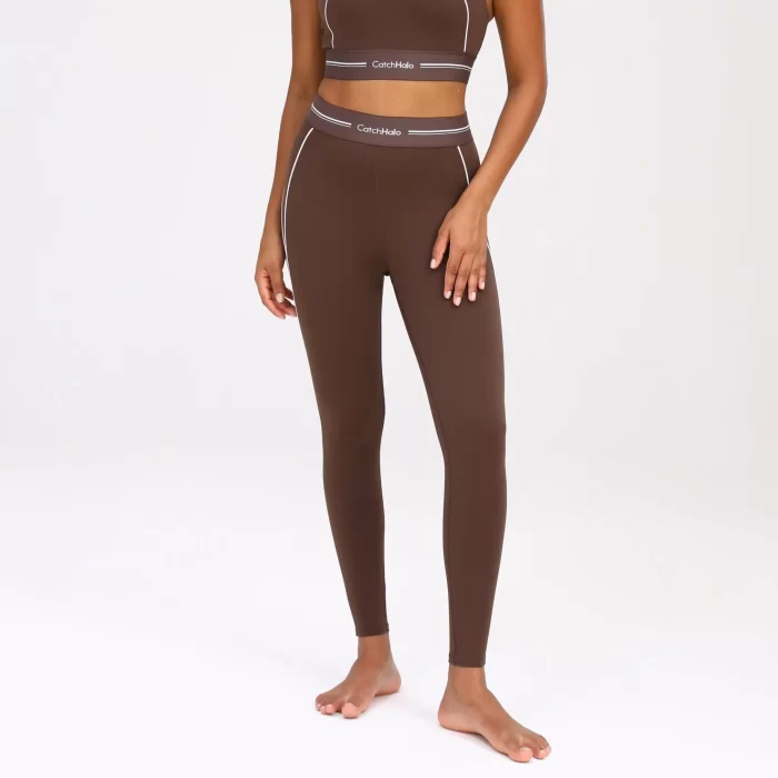 Women's Contrast Band Stylish Yoga Legging-3