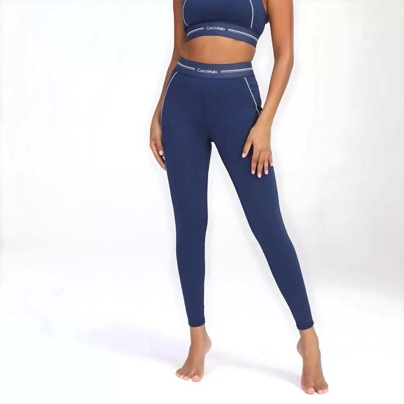 Women's Contrast Band Stylish Yoga Legging-6